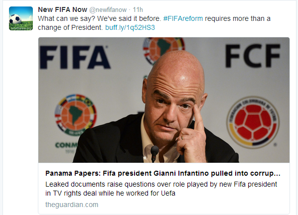 泄露文件波及國際足聯，扳倒布拉特的道德委員被迫辭職，新主席也出現在了名單上 